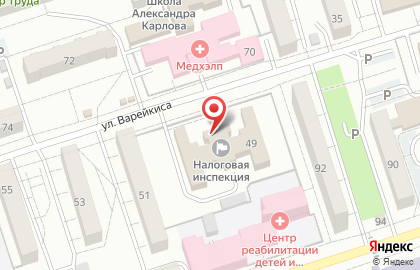 ИФНС, Инспекция Федеральной налоговой службы России по Коминтерновскому району г. Воронежа на карте