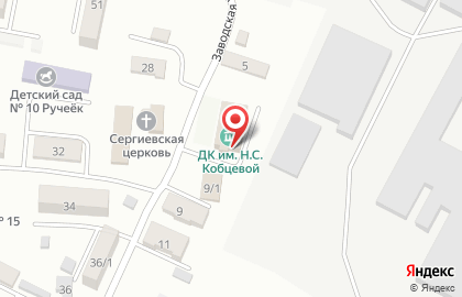 Автошкола Автомобилист-21 на Заводской улице на карте