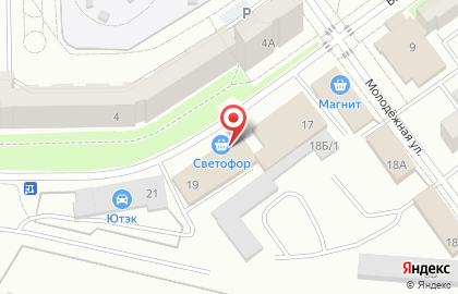 Магазин чая и табака в Металлургическом районе на карте