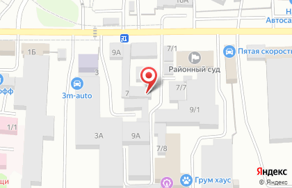 Автосервис Титан на улице Монтажников на карте