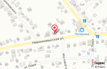 Магазин в Ставрополе на карте