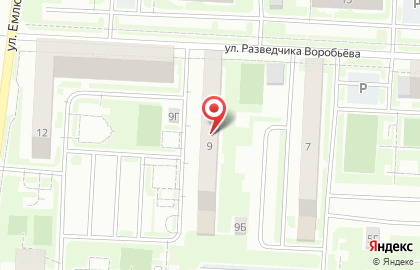 Юридический центр в Заводском районе на карте