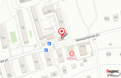 Магазин Горка на Авиационной улице на карте