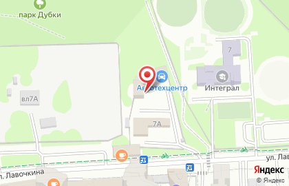 Автошкола Expert на улице Лавочкина на карте