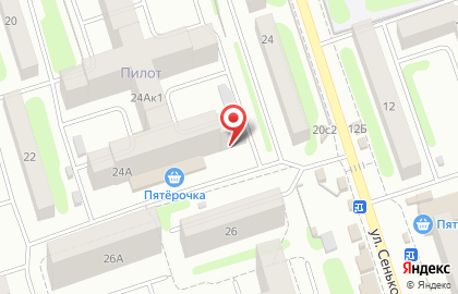 Магазин Рубль Бум и 1b.ru на улице Сенько на карте