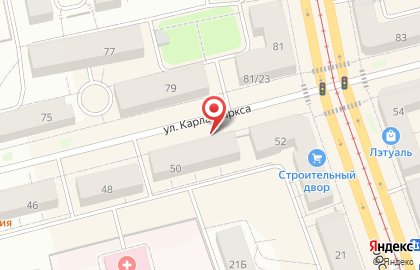 Ломбард Талисман на улице Карла Маркса на карте