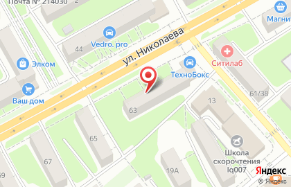 Магазин автозапчастей для УАЗ, ЗИЛ и ПАЗ АвтоДеталь на улице Николаева на карте