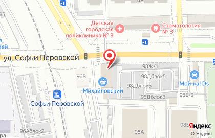 Салон-магазин Паркет-Дизайн на улице Софьи Перовской на карте