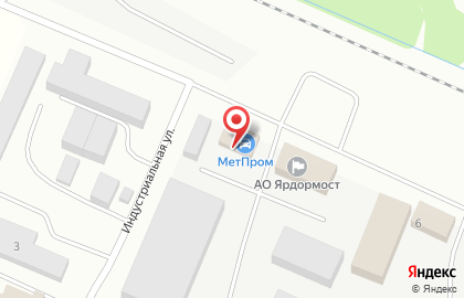 Торгово-производственная компания Союзметалл на Индустриальной улице на карте