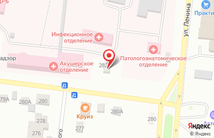 Славгородская центральная районная больница на карте