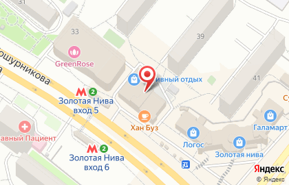Carl`s Jr на улице Кошурникова на карте
