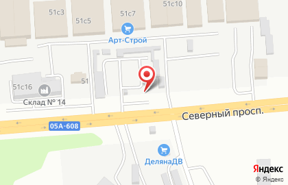 Торговая компания ZIP-Guard на Северном проспекте на карте