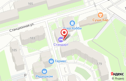 Мини-отель Стандарт на улице Морозова на карте