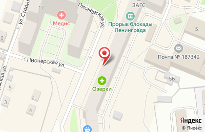 Кафе Талисман на Пионерской улице на карте