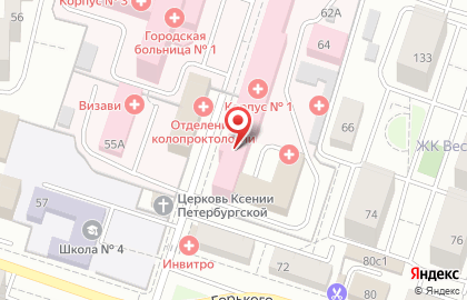 Консультативный амбулаторно-поликлинический центр Тольяттинская городская клиническая больница №1 на карте