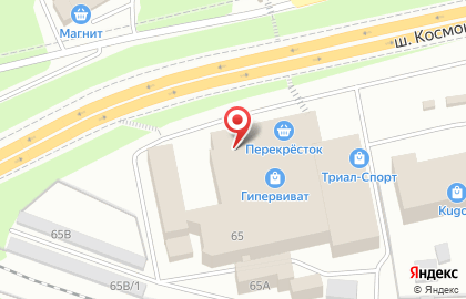Бутик Мир чая и кофе на шоссе Космонавтов на карте