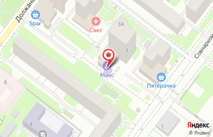 Магазин Мир ковров в Канавинском районе на карте