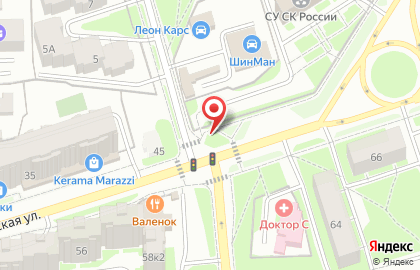 Город цветов на Никитской улице на карте