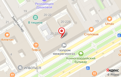 ОАО Банкомат, АБ РОССИЯ на Конногвардейском бульваре на карте