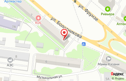 Торговая компания Лом-арт на улице Болотникова на карте