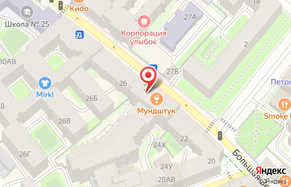 Агентство недвижимости Вместе на Большой Зелениной улице на карте