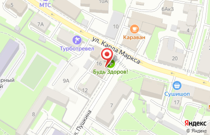 Ломбард Русский Займ Север на улице Пушкина на карте