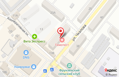 Служба доставки Sushi Time на улице Чкалова на карте