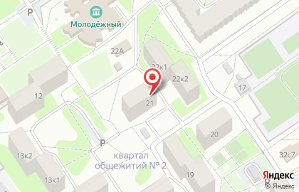 Минимаркет в микрорайоне Макаренко на карте