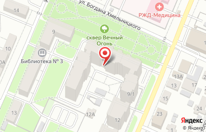 Строящийся жилой дом по ул. Красных Партизан, 9/2 на карте