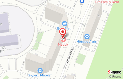 Клиника Медок Трехгорка в Одинцово на карте
