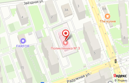 Пензенская районная больница на Звёздной улице в Засечном на карте