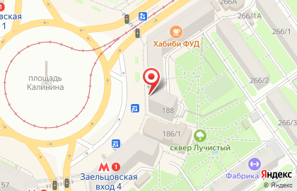 ОАО Банкомат, Уральский банк реконструкции и развития на Красном проспекте на карте