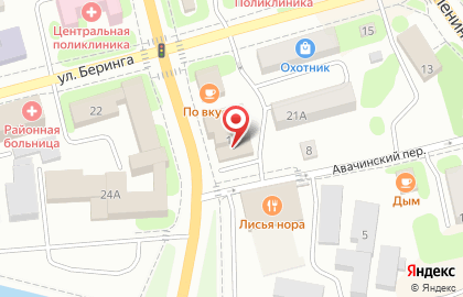 Кафе узбекской кухни Спутник в Петропавловске-Камчатском на карте