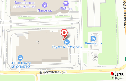 Тойота Центр Пулково на карте