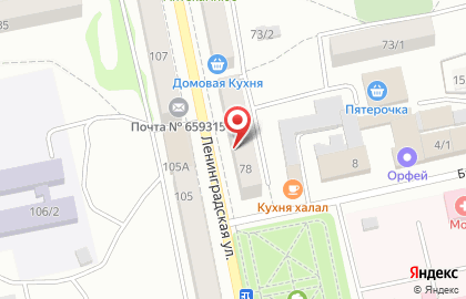 Салон-парикмахерская Лилия на улице Ленинградской на карте