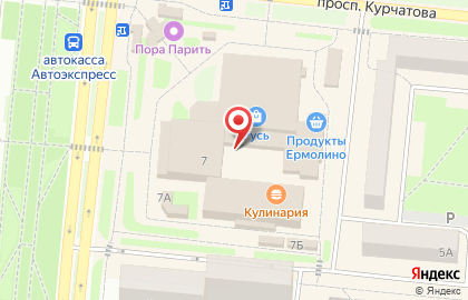 Кредитный потребительский кооператив Удомля-кредит на проспекте Курчатова на карте