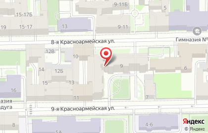 Детский сад №115 на 9-ой Красноармейской улице на карте