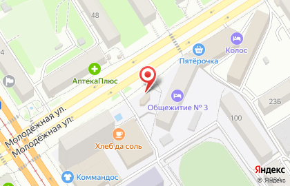 Магазин пиротехники Пироман в Железнодорожном районе на карте