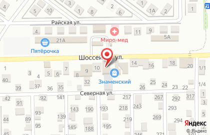 Торговый центр Знаменский в Карасунском районе на карте