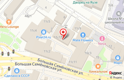Чертеж.ру на Преображенской площади на карте