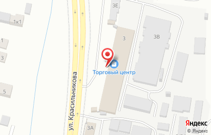 Оптово-розничный магазин Добрый на улице Красильникова на карте