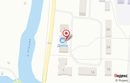 Дикси (ул Набережная) на карте