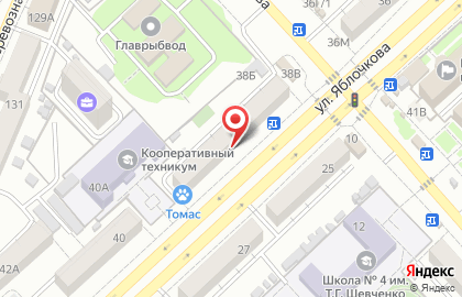 Магазин автозапчастей Yulsun на улице Яблочкова на карте
