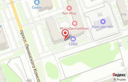 Киоск по продаже печатной продукции, г. Дзержинск на улице Петрищева на карте