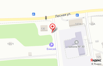 Санаторий Енисей в Красноярске на карте