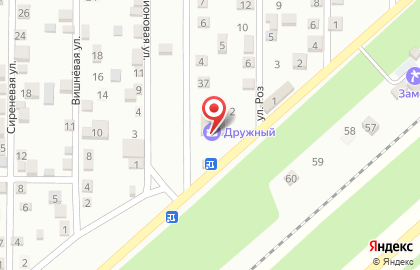 Продуктовый магазин Берёзка в Прикубанском районе на карте
