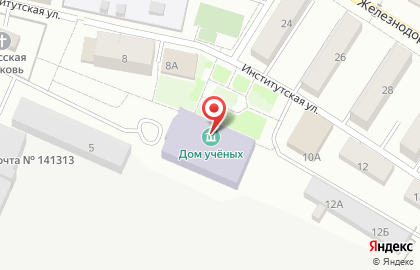 Дом ученых в Москве на карте