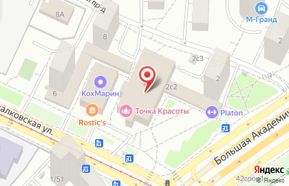 Салон ТОЧКА КРАСОТЫ на Михалковской улице на карте