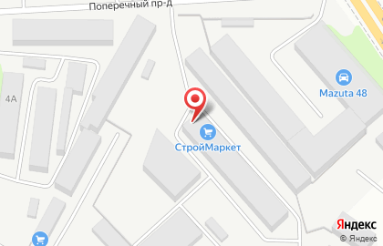 Торговая компания СтройМаркет в Правобережном районе на карте
