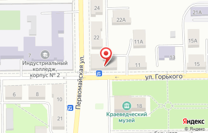 Бистро Оазис на улице Горького на карте